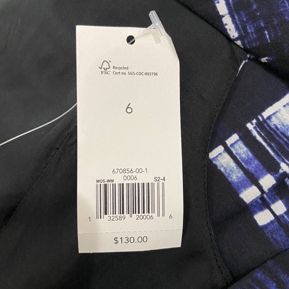 NWT - Banana Republic Dress - Plaid Sz 6 - Picture 2 of 8